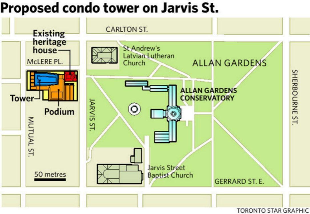 Kort af Allan Görðum Toronto