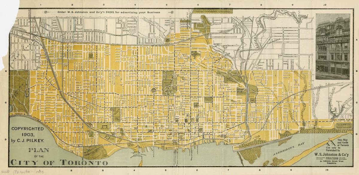 Korti af borginni Toronto 1903