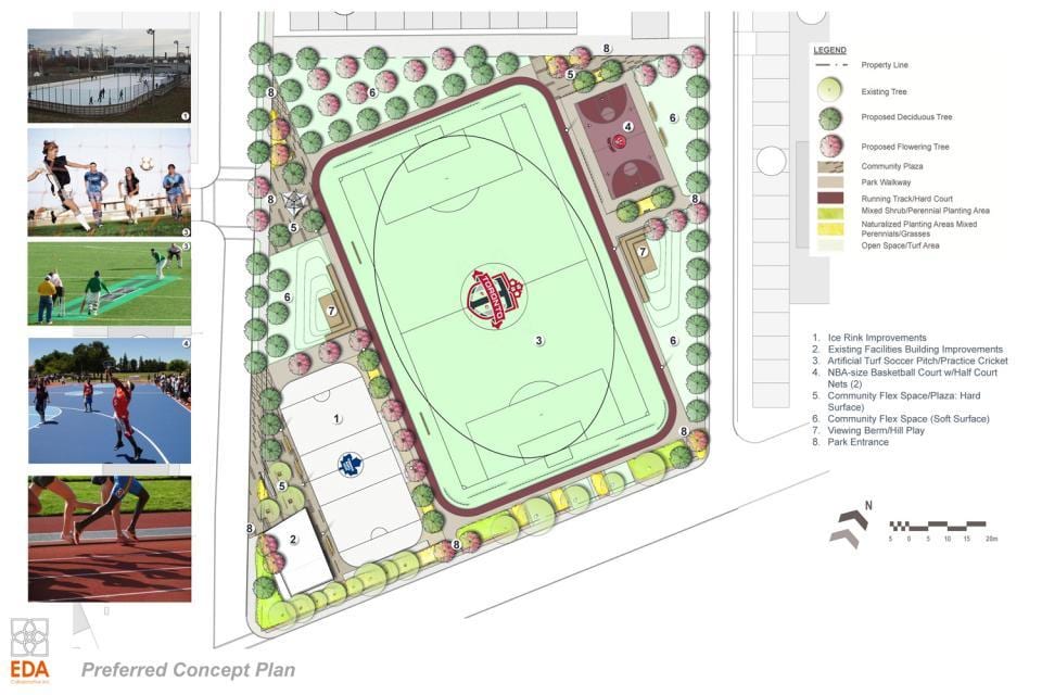 Kort af Endurreisn áætlun Regent Park Toronto áfanga 3b