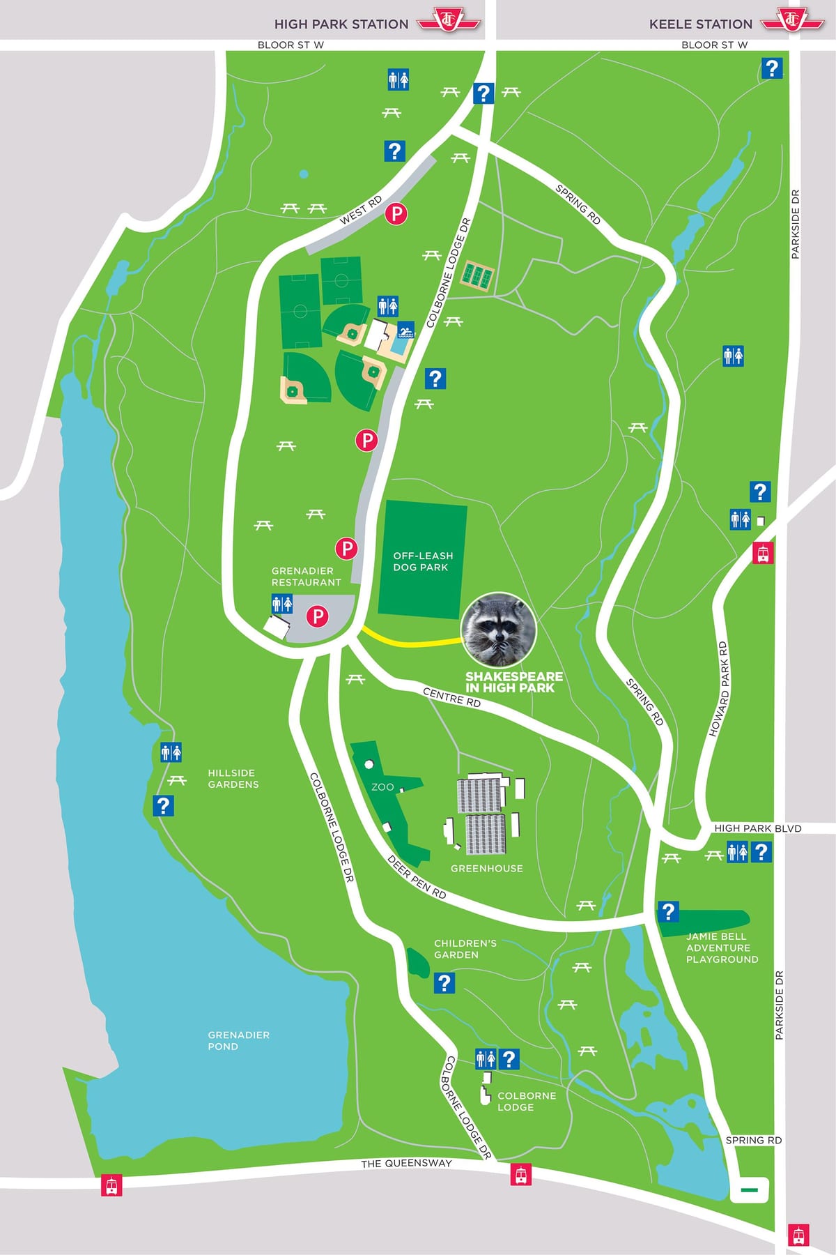 Kort af Hár Park Toronto