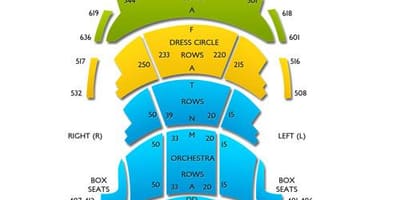 Kort af því að Búa Listamiðstöð Hammerson hall