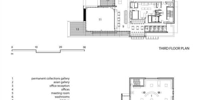 Kort af Gardiner safnið gallerí