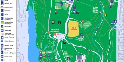 Kort af Hár park þjóðsaga Toronto