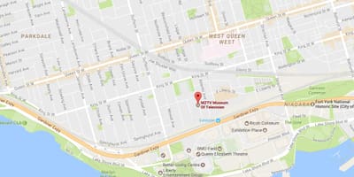 Kort af MZTV safnið sjónvarp Toronto