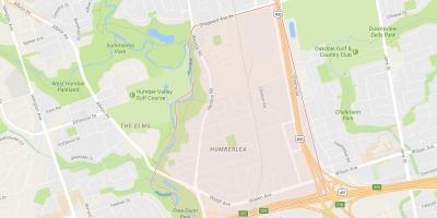 Kort af Pelmo Park – Humberlea hverfinu Toronto
