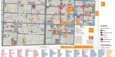 Kort af Skemmtun Umdæmi Toronto upplýsingar