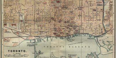 Kort af Toronto 1894