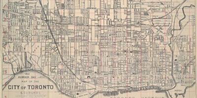 Kort af Toronto 1902