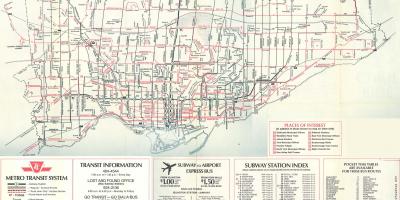 Kort af Toronto 1976